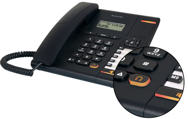Alcatel Temporis 580 Black (3700601407525) - obraz 3