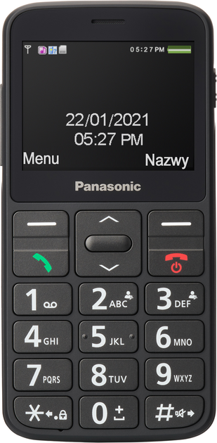 Telefon komórkowy Panasonic KX-TU 160 EXB Czarny - obraz 1