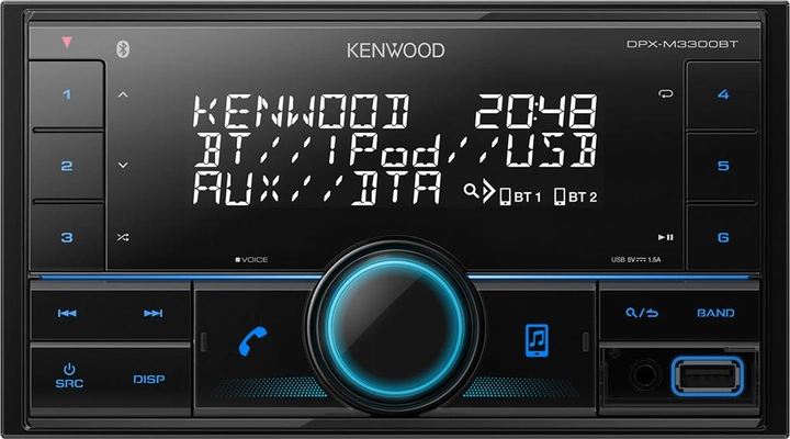 Автомагнітола Kenwood DPX-M3300BT - зображення 1