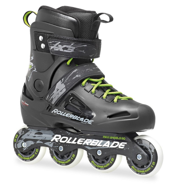 Роликові ковзани для дорослих Rollerblade Fusion X3 44.5 Black/green 