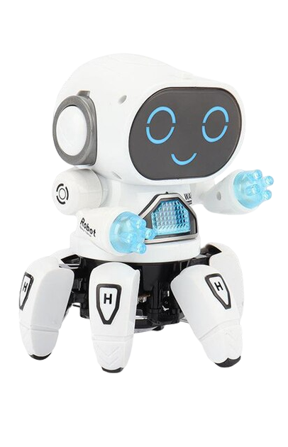 Інтерактивний розумний робот на радіокеруванні Robot Bot Pioneer Білий - зображення 4