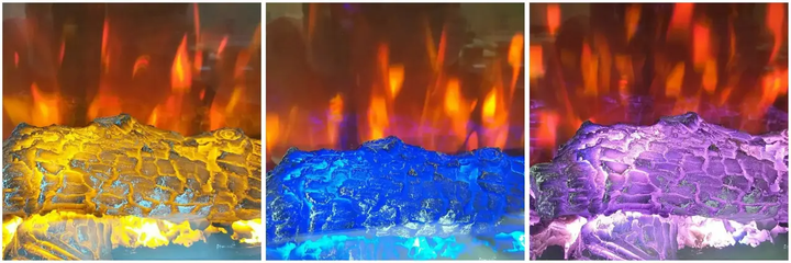 Линейный электрокамин ArtiFlame AF42 с эффектом живого пламени 3 цвета со звуком с обогревом - изображение 3