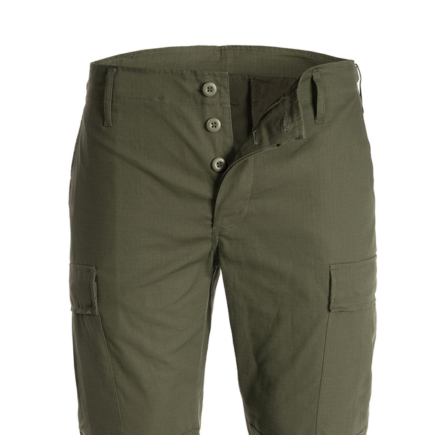 Тактические брюки Mil-Tec Teesar RipStop BDU Slim Fit Olive 11853101-ХL - изображение 2