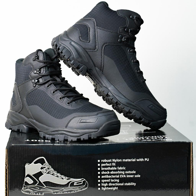 Черевики Mil-Tec тактичні Tactical Boots Lightweight Чорні 12816002-43 - зображення 2