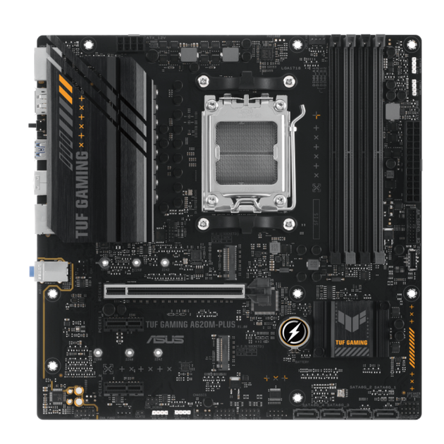 Материнская плата игровая Asus TUF GAMING A620M-PLUS Socket AM5/MicroATX/4хDDR5 DIMM - Фото 2 Материнская плата игровая Asus TUF GAMING A620M-PLUS Socket AM5/MicroATX/4хDDR5 DIMM - изображение 2