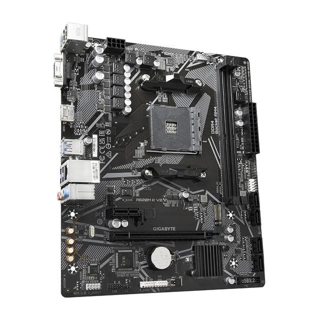 Материнська плата Gigabyte A520M K V2 Socket AM4/MicroATX/2хDDR4 DIMM - зображення 4