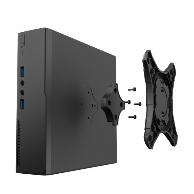 Корпус Mini-ITX GameMax MT300-2U3-60W с блоком питания Minitower Черный - изображение 4