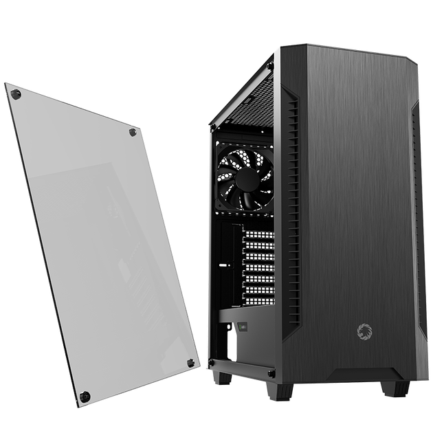 Корпус GameMax Fortress TG без блока живлення Middle/midi tower Чорний - Фото 6 Корпус GameMax Fortress TG без блока живлення Middle/midi tower Чорний - зображення 6