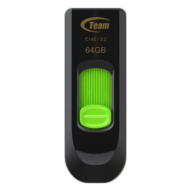 Флеш-накопитель USB3.0 64Gb Team C145 Green (TC145364GG01) - изображение 1