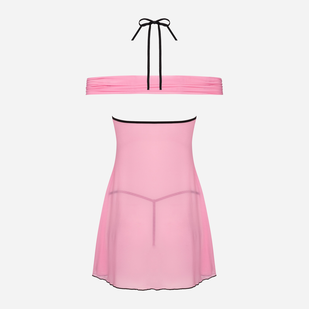 Komplet erotyczny (halka + figi stringi) LivCo Corsetti Fashion Chameli LC 13425 M Pink (5907699449385) - obraz 3