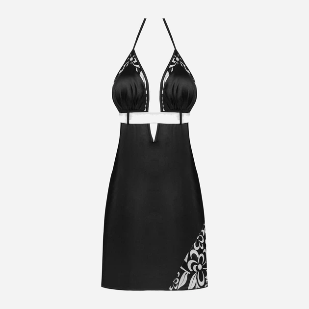 Komplet erotyczny (halka + figi stringi) LivCo Corsetti Fashion Lalima LC 13428 S Black (5907996380244) - obraz 3