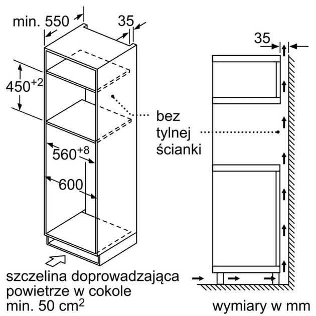 Kuchenka mikrofalowa do zabudowy BOSCH Seria 6 CMA585GS0 - obraz 5