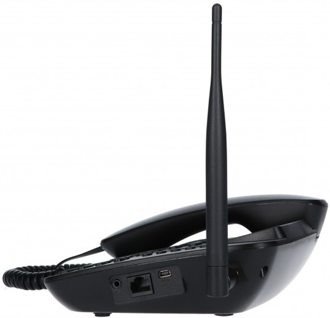 Telefon stacjonarny Maxcom MM41D Comfort 4G (MAXCOMMM41D4G) Czarny - obraz 4