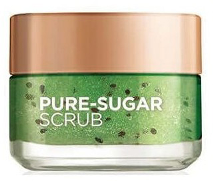 Peeling do twarzy L'Oreal Sugar Scrubs Kiwi 50 ml (3600523541997) - obraz 2