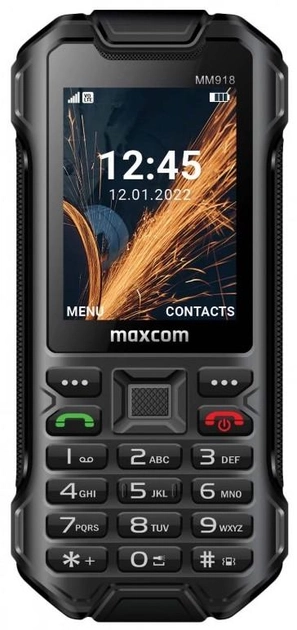Telefon komórkowy Maxcom MM918 4G Strong Black (MM918) - obraz 1