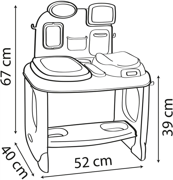 Zestaw zabawek Smoby Baby Care Centrum Opieki (3032162403051) - obraz 20