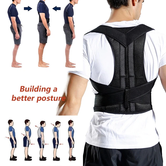 Коректор постави корсет для спини (ортопедичний коригуючий жилет) Back support belt XL - зображення 5
