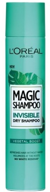 Сухой шампунь L'Oreal Paris Magic Shampoo Inisible Vegetal Boost 200 мл ...