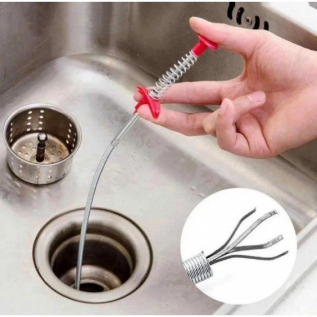 Многофункциональный чистящий коготь Pipeline claws Инструмент для захвата для ванн и раковин - изображение 2