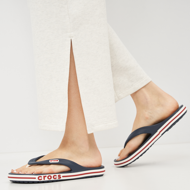 Мужские вьетнамки Crocs Bayaband Flip 205393-4CC 41-42 (M8/W10) 26 см Navy/Pepper (1914481902908_1914481894920) 