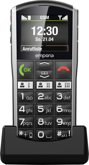 Telefon komórkowy Emporia Simplicity V27 Black - obraz 1