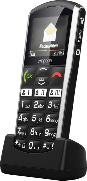 Telefon komórkowy Emporia Simplicity V27 Black - obraz 2