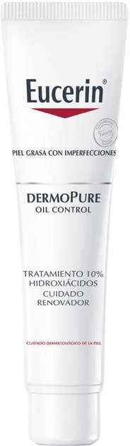 Крем для обличчя Eucerin DermoPurifyer Oil Control Skin Renewal Treatment для проблемної шкіри 40 мл (4005800182341) - зображення 1