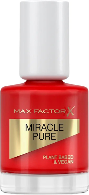 Lakier do paznokci Max Factor Miracle Pure 305 Scarlet Poppy 12 ml (3616303252557) - obraz 1