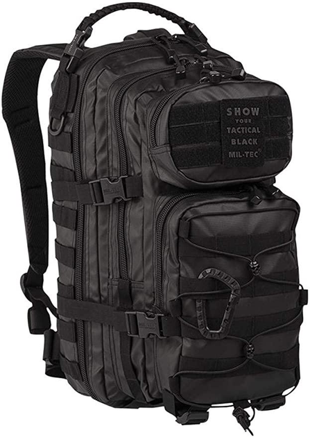 Рюкзак тактичний Mil-Tec Tactical Assault 36 л Black - зображення 1