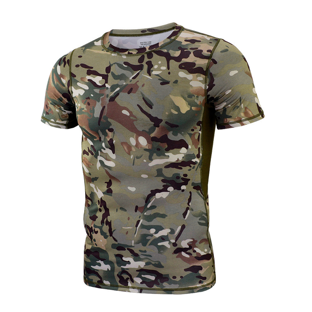Тактична футболка з коротким рукавом A159 Camouflage CP 2XL - зображення 1