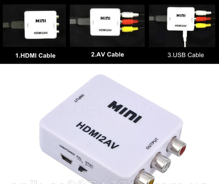 Продажа теле и видеотехники - конвертер hdmi av