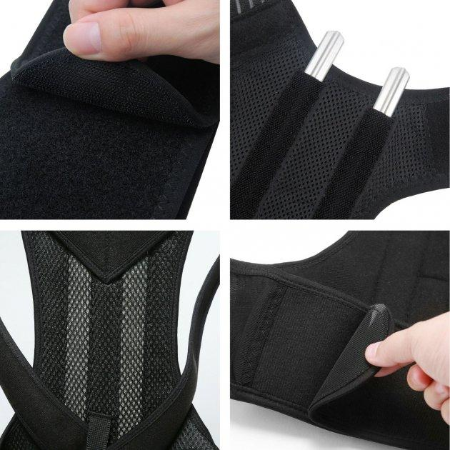 Корсет для Спины Black Spine Back Support Belt Original (FG22) - изображение 1