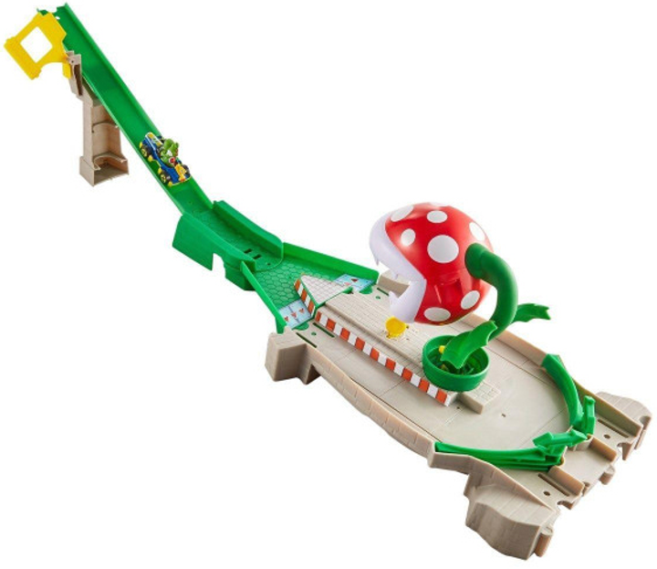 Tor samochodowy Hot Wheels Mario Kart Starcie z wrogiem Piranha Plant Slide (887961773231) - obraz 2