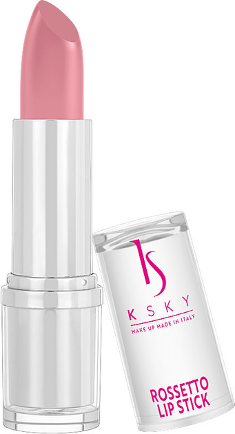 Акція на Помада для губ KSKY Shiny Silver Rossetto Lipstick KS 203 запорошена троянда 5 г від Rozetka