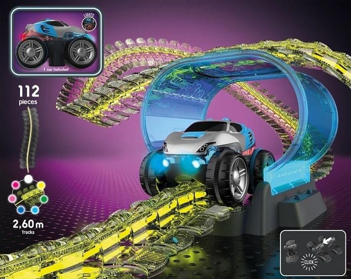 Автотрек Smoby Flextreme Neon Set (3032161809175) - зображення 4