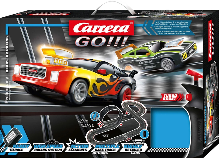 Carrera Go Heads-Up Racing 4,9 m (4007486625556) - obraz 1