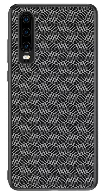 Etui Nillkin Synthetic Fiber Huawei P30 Black (NN-SF-P30/BK) - obraz 1