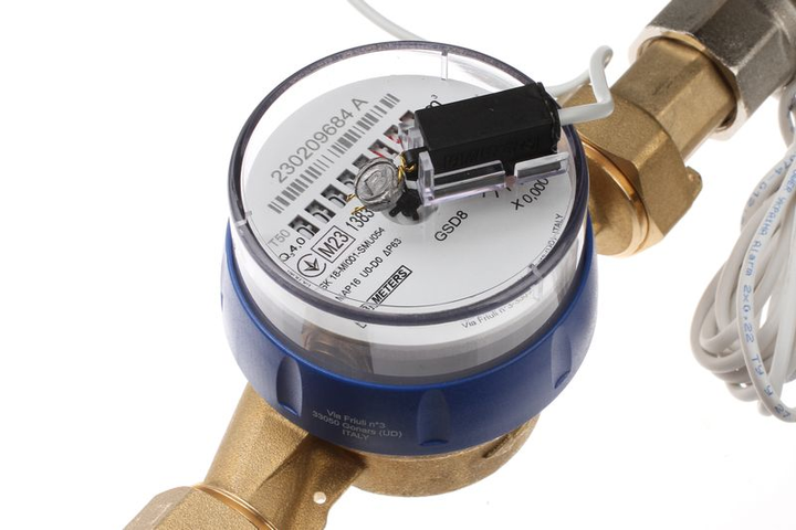 Счетчик воды с импульсным датчиком GSD8-R 3/4" ХВ 0°С- +30°С B METERS ...