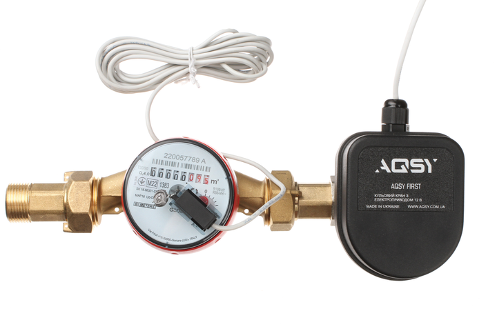Счетчик воды с импульсным датчиком GSD8-R 3/4" ГВ +30°С- +90°С B METERS ...