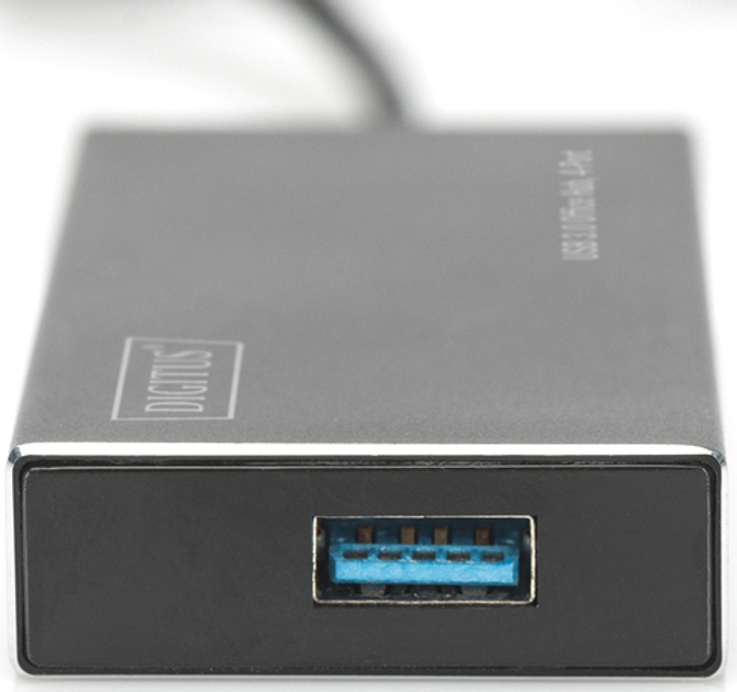 Hub USB Digitus USB 3.0 Hub biurowy 4-w-1 (DA-70240-1) - obraz 4