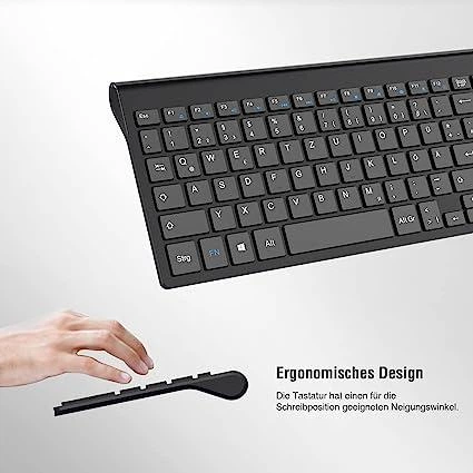 Бездротова комбінована клавіатура +миша Cimetech KF10 + TM002 (португальська розкладка) - зображення 3