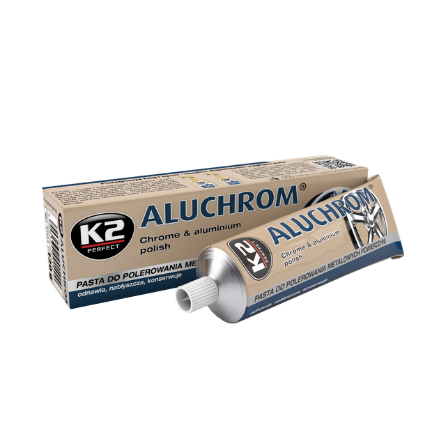 Паста для полировки хромированных деталей K2 Aluchrom туба 120 г (K0031) - изображение 8