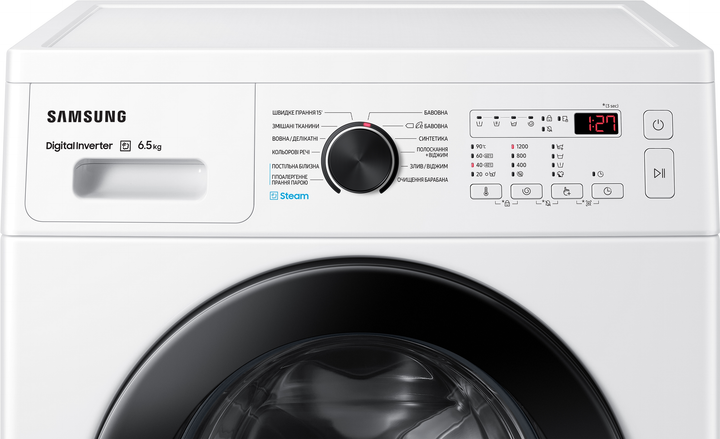 Пральна машина вузька Samsung WW65AG4S20CE/UA - зображення 5