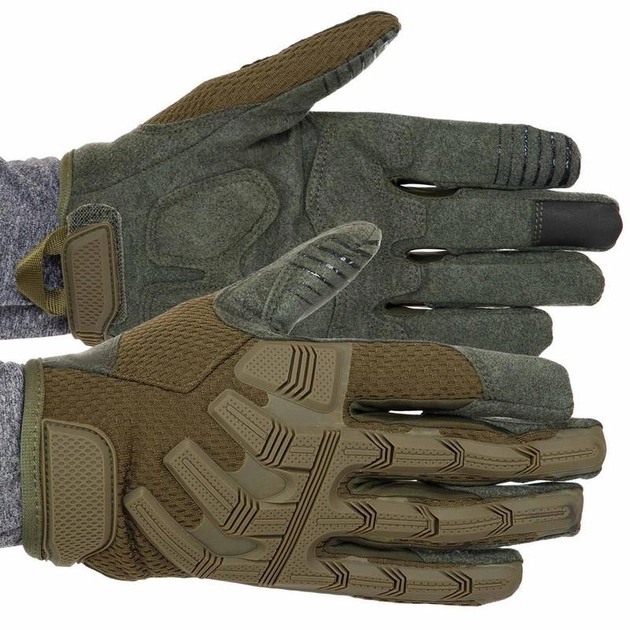 Перчатки тактические с закрытыми пальцами Zelart Military Rangers 9875 размер XL Olive - изображение 1