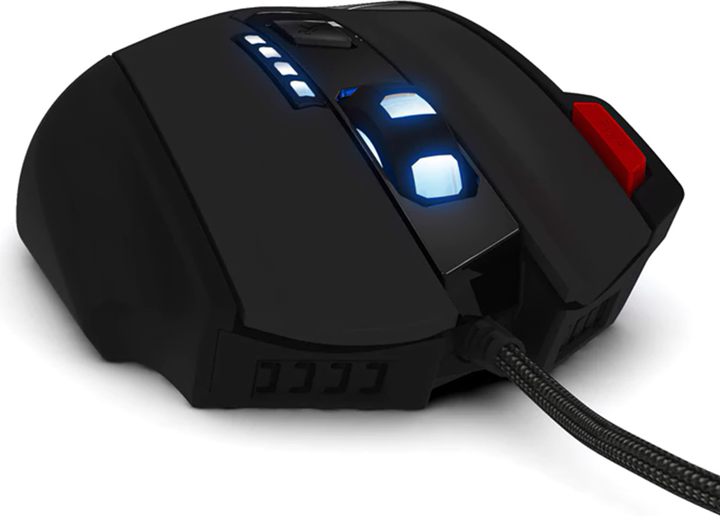 Мышь проводная игровая Zelotes Т-60 3200 точек/дюйм 7 кнопок покрытие Soft-touch (FKT-3215-9632) - изображение 4
