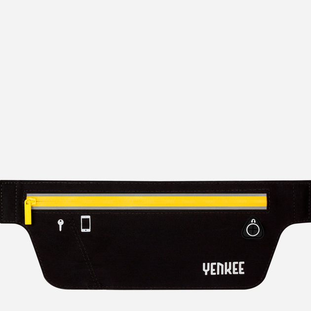 Сумка на пояс чоловіча YENKEE YBM W500BK Чорна (8590669166909) - зображення 3