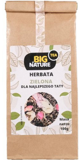 Зелений чай Big Nature для кращого тата 100 г (5903351626958) - зображення 1