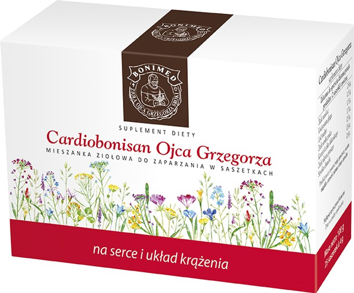 Suplement diety Bonimed Cardiobonisan Ojca Grzegorza 25x4g (5908252932870) - obraz 1