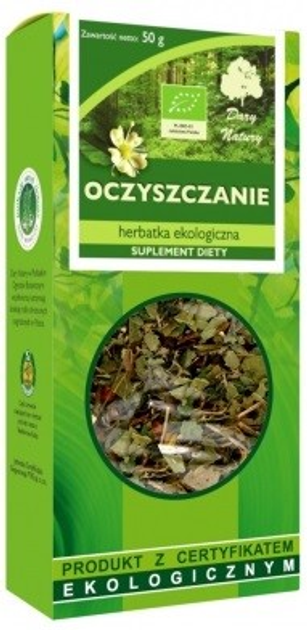 Herbata Dary Natury Oczyszczanie Sypana Eko 50 g (5902581618351) - obraz 1