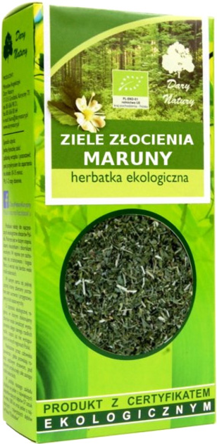 Herbata Dary Natury Ziele Złocienia Maruny Eko 50 g (5902741003782) - obraz 1